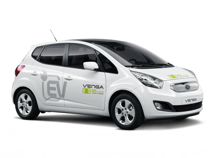  Kia Venga Plug-In Electric Concept 2010 года  (фото 9 из 12)